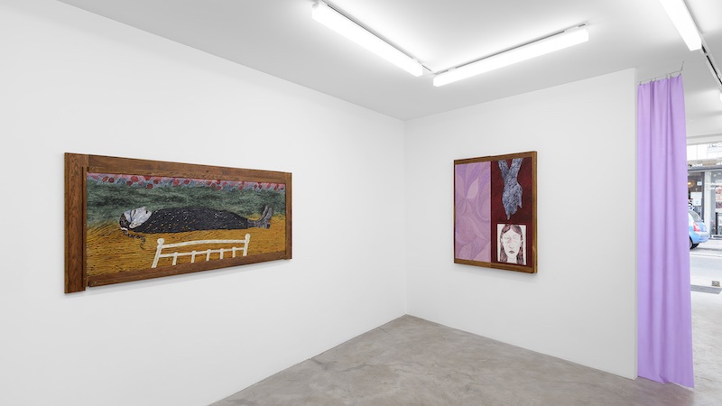 Vue de l'exposition Stevie Dix, Beside Ourselves, GALERIE CHLOE SALGADO, Paris