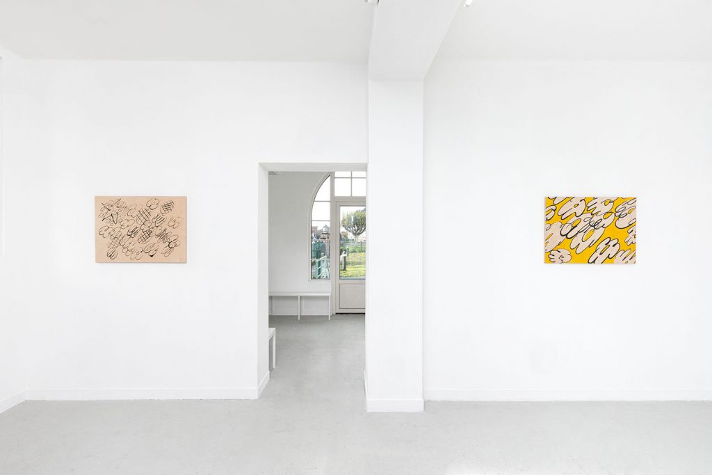 Vue exposition Tenue de promesse, Noémie Bablet, Les Bains-Douches, Alençon (FR) - Photo Romain Darnaud - Courtesy de l’artiste et Les Bains-Douches, Alençon