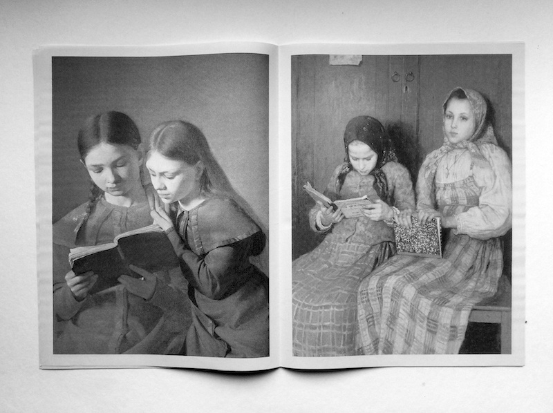 Julie Morel
Woman Reading Book, 2018-2021
Impression sur papier journal
37 x 29 cm
6 éditions de 16 ou 24 pages
5 exemplaires chacune