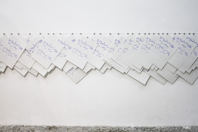 Partition murale, 2018
Vue d’exposition : Musicographisme_1, Gr_und, Berlin