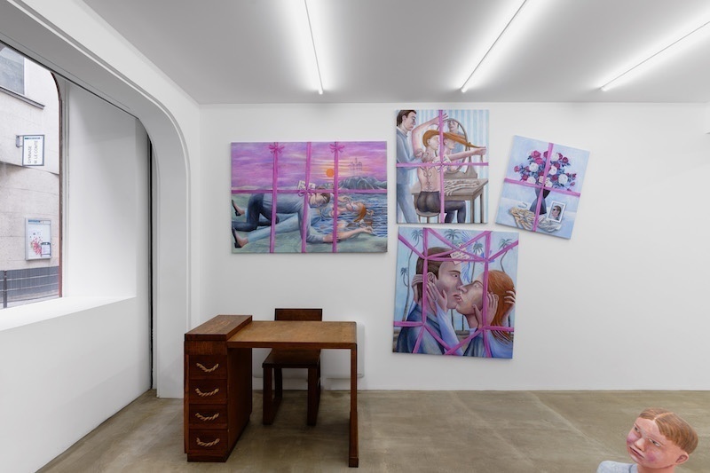 Agnes Scherer, A thousand times yes, 2020, exhibition, Sans titre, Paris - Photo Aurélien Mole
