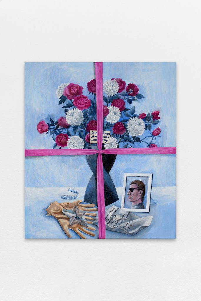 Agnes Scherer, So much more than words can say, 2022, acrylic on canvas, 80 x 68.5 cm, unique - Photo Aurélien Mole