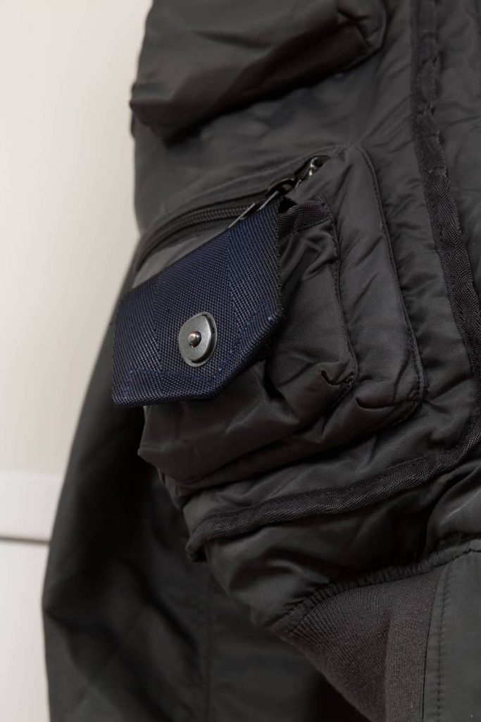 P. Koo Ito, Issey Miyake AW1996, details, 2023, Parachute cargo bomber jacket Variable dimension