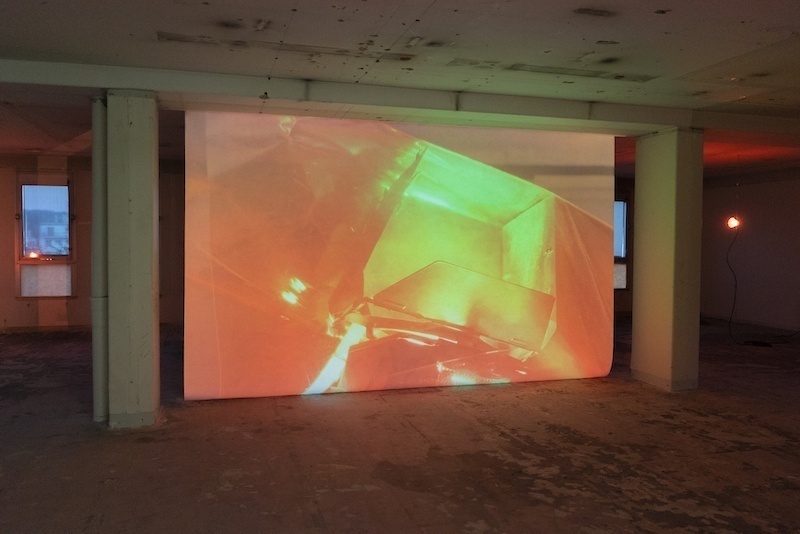 Vue exposition Restes de Traces - Tour Orion, Montreuil
Un projet d'Eladio Aguilera