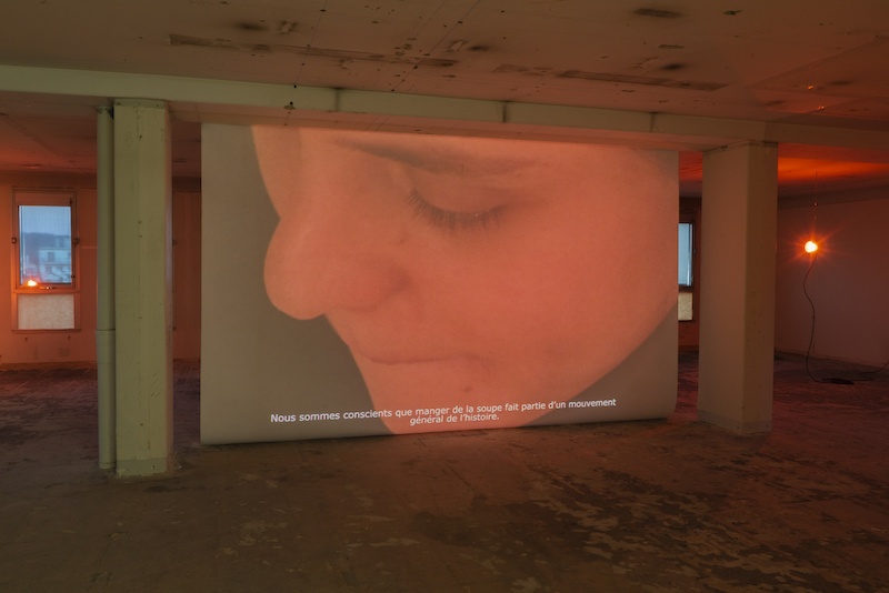 Vue exposition Restes de Traces - Tour Orion, Montreuil
Un projet d'Eladio Aguilera