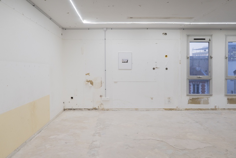 Vue exposition Restes de Traces - Tour Orion, Montreuil
Un projet d'Eladio Aguilera