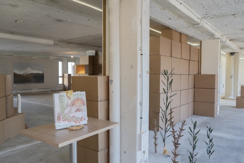 Vue exposition Restes de Traces - Tour Orion, Montreuil
Un projet d'Eladio Aguilera