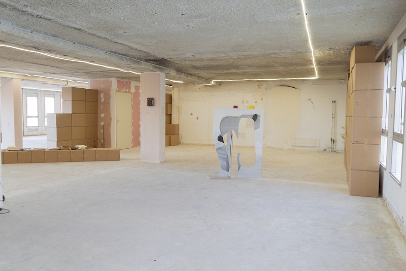 Vue exposition Restes de Traces - Tour Orion, Montreuil
Un projet d'Eladio Aguilera
