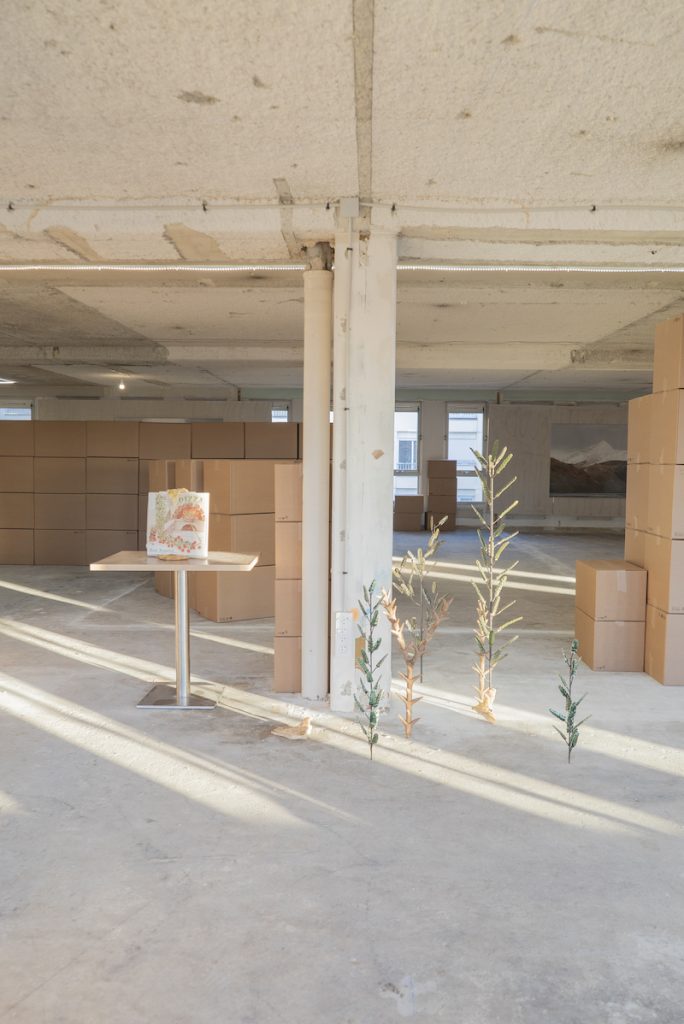 Vue exposition Restes de Traces - Tour Orion, Montreuil
Un projet d'Eladio Aguilera
