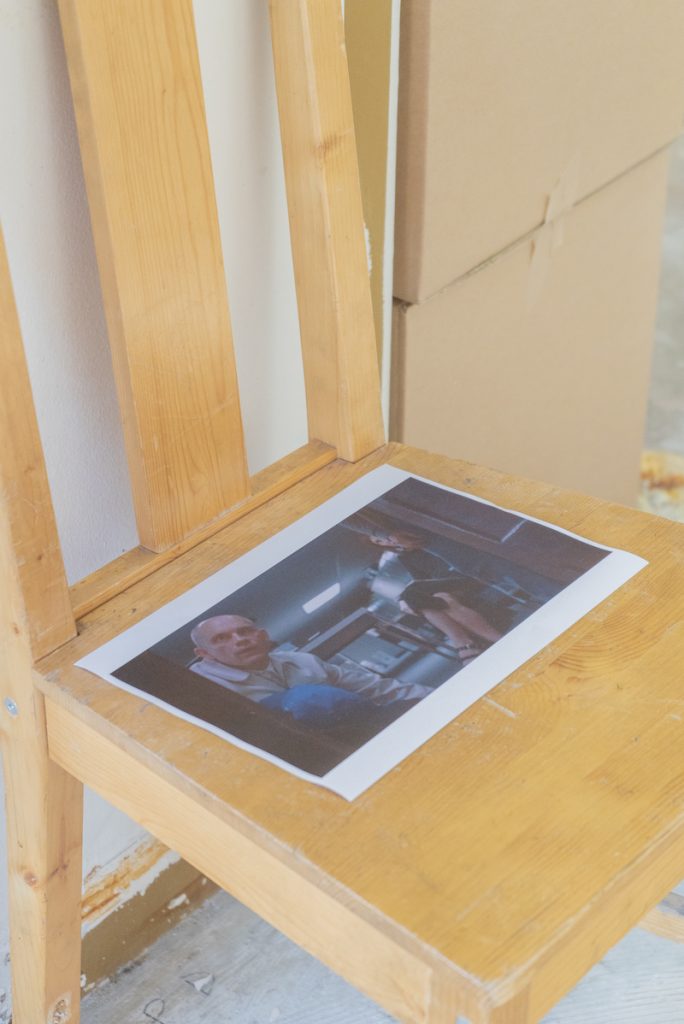 Vue exposition Restes de Traces - Tour Orion, Montreuil
Un projet d'Eladio Aguilera