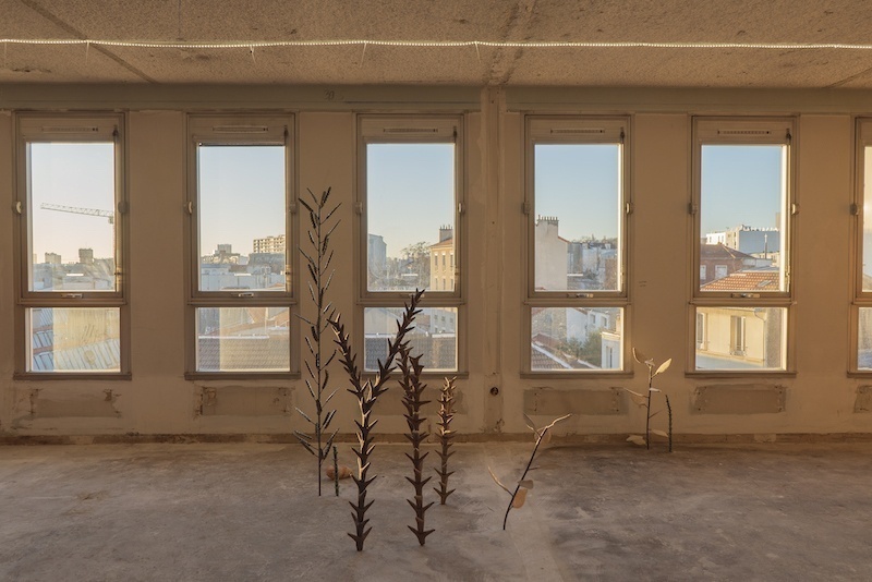 Vue exposition Restes de Traces - Tour Orion, Montreuil
Un projet d'Eladio Aguilera