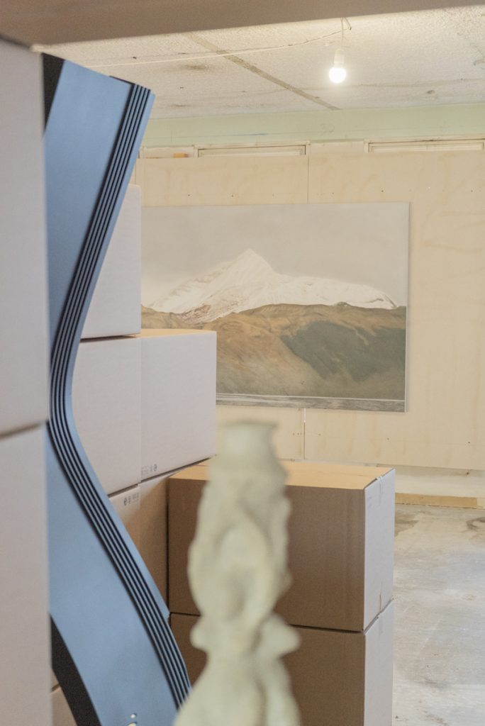 Vue exposition Restes de Traces - Tour Orion, Montreuil
Un projet d'Eladio Aguilera