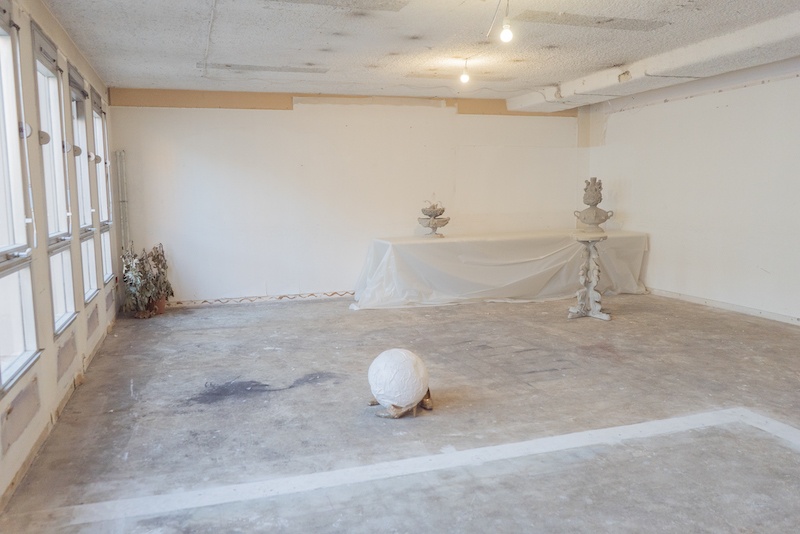 Vue exposition Restes de Traces - Tour Orion, Montreuil
Un projet d'Eladio Aguilera