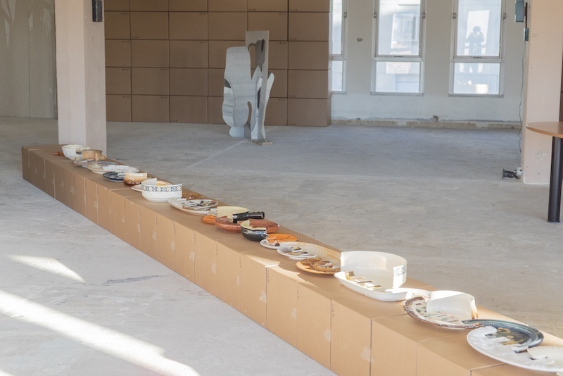 Vue exposition Restes de Traces - Tour Orion, Montreuil
Un projet d'Eladio Aguilera