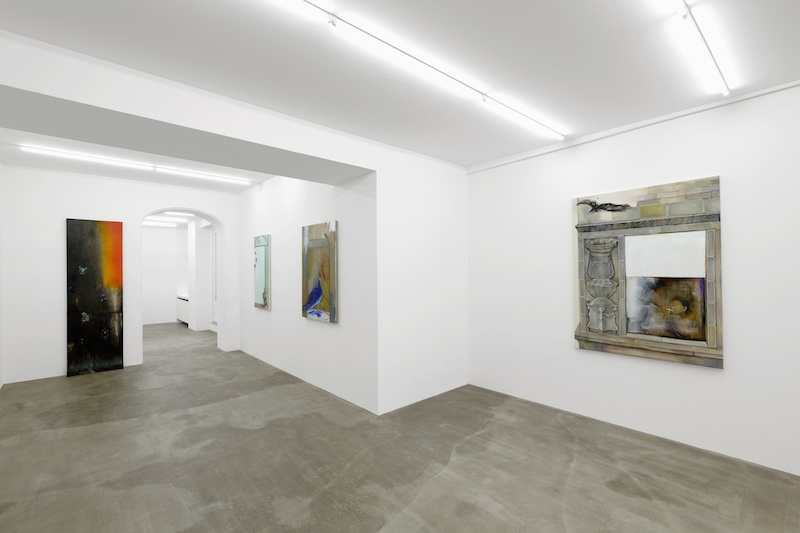 Yan Xinyue, A prayer for the sunset, 2023, exhibition view, Sans titre, Paris. Photo Aurélien Mole & ofphotostudio