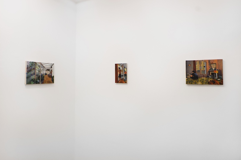 Vue d'exposition, Louise Janet : Present Tense, Galerie Mathilde Le Coz, Paris – Photo Louise Conesa