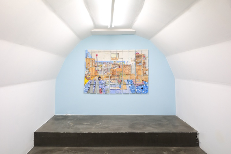 Vue d'exposition, Louise Janet : Present Tense, Galerie Mathilde Le Coz, Paris – Photo Louise Conesa