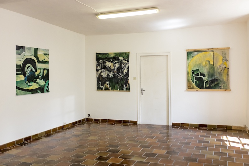 exposition “Zerkalo” ayant eu lieu à Meymac, organisée par le collectif Fossile Futur, du 17 au 31 juillet 2022