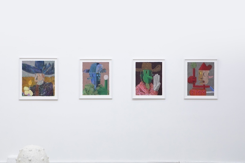 Vue exposition "Caniggia" de Francisco Mendes Moreira - Galerie Slika Lyon - Photo Ghislain Mirat