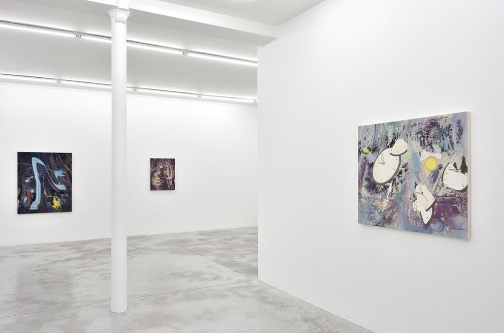 Vue exposition Chris Hood, Thought Forms - Praz-Delavallade Paris - Photo Rebecca Fanuele
