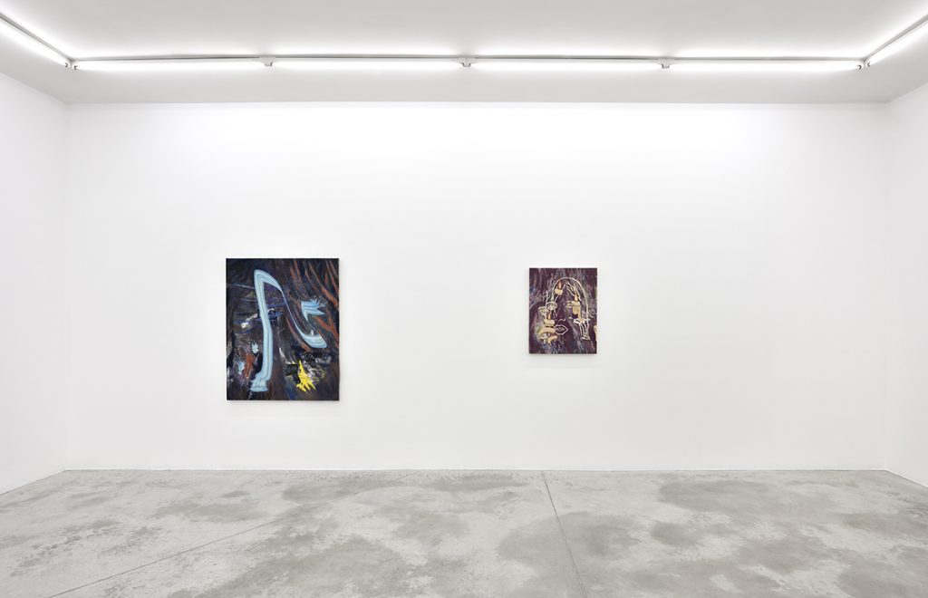 Vue exposition Chris Hood, Thought Forms - Praz-Delavallade Paris - Photo Rebecca Fanuele