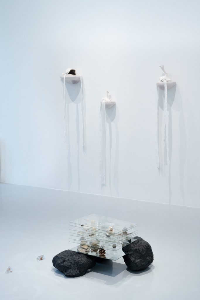 Exposition Dounia Chemsseddoha et Lisa Hoffmann, Dans leurs mains, sous nos yeux, KOMMET Lyon - Photo - Crédit Lucas Zambon