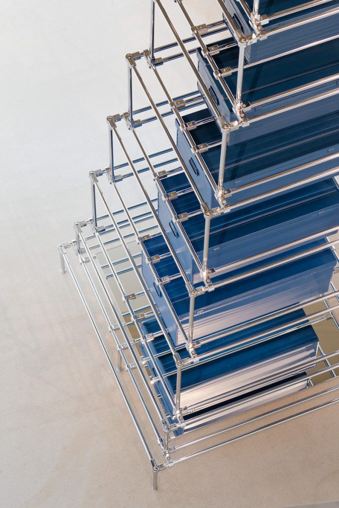 Antoine Duchenet, Jacob's ladder [INTARSIA V], 2023, vue d'exposition. Photographie Mathieu Lion