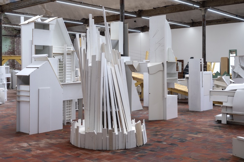 Vue exposition monographique « Regardum », Séverine Hubard au SHED - site Gresland, Notre-Dame-de-Bondeville - Photo Marc Domage