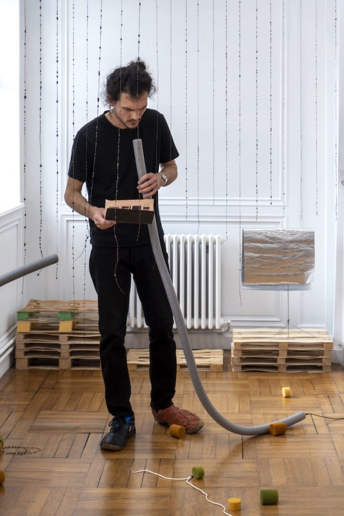 Vue exposition monographique « Performance en permanence », Xavier Michel, au SHED - site de L’Académie, Maromme - Photo Marc Domage