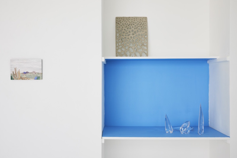 Lola Daels, Nienke Baeckelandt - Vue exposition collective Lavender Snows, La Traverse, Marseille