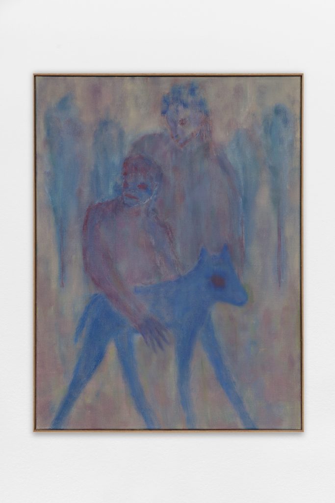 Sans titre, huile sur lin encadrée, 81x66 cm, 2020 - Photo Aurélien Mole : GALERIE CHLOE SALGADO