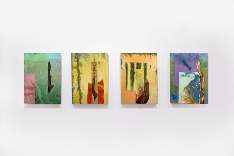 Vue de l'exposition Amandine Guruceaga, Healing Surfaces - Photo Allison Borgo