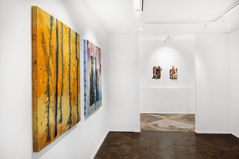 Vue de l'exposition Amandine Guruceaga, Healing Surfaces - Photo Allison Borgo