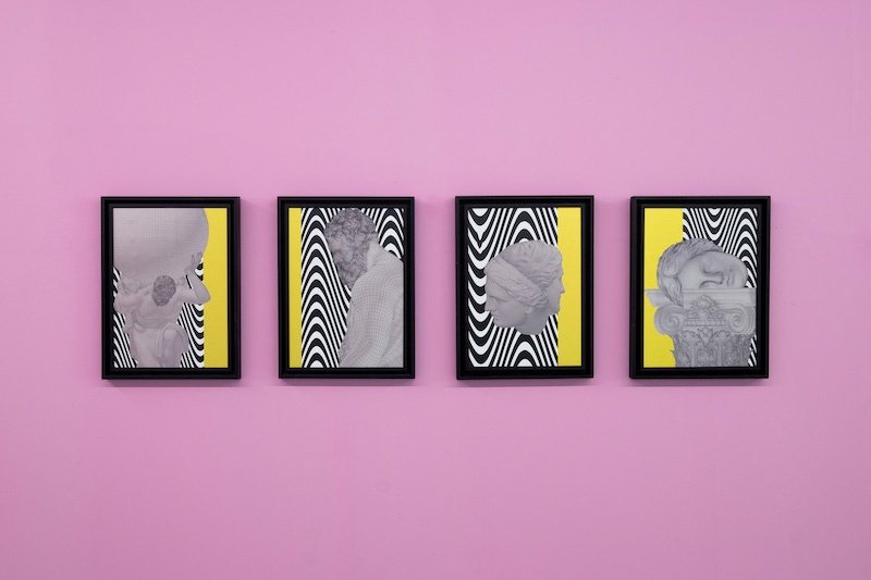 Léo Fourdrinier
Série « The end of Paradise »
#2 Hercule, #3 Aphrodite, #5 Atlas, #6 Janus
2023
Impression sur aluminium, cadre en bois peint, vernis
30 x 42 x 3,5 cm (chacun)
2 exemplaires + 1 EA
Production HATCH