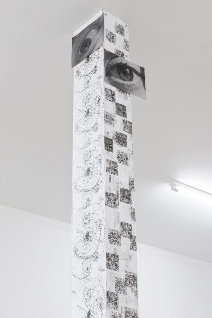 Nicholas Goudket, Tower 3 (detail), KOMPLOT, Brussels, photography by Lola Pertsowsky
