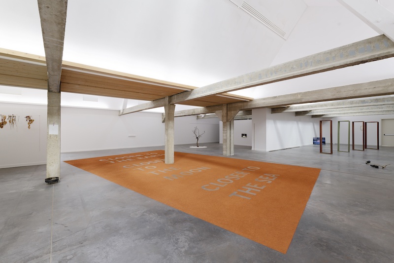 Marco Godinho
Vue de l’exposition Un vent permanent à l’intérieur de nous,
Galerie Haute,
Courtesy des Tanneries – CACIN, Amilly,
© Photo Aurélien Mole