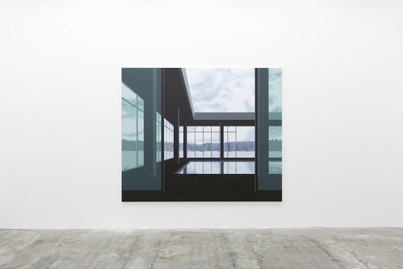 HENRIK SAMUELSSON Ashes, 2016 acrylique et huile sur toile 200 x 240 cm