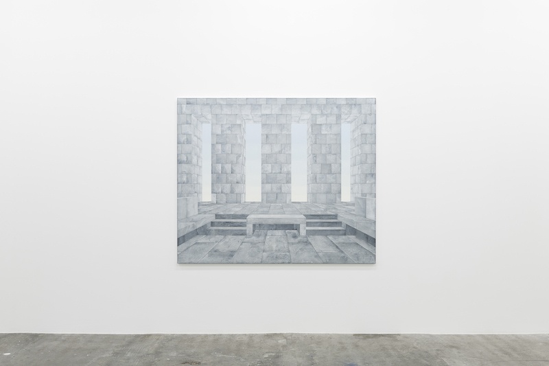 HENRIK SAMUELSSON Refugium (III), 2018-2020 acrylique et huile sur toile 150 x 180 cm