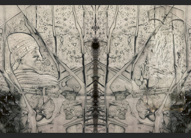 technique mixte, 100 x 70 cm
